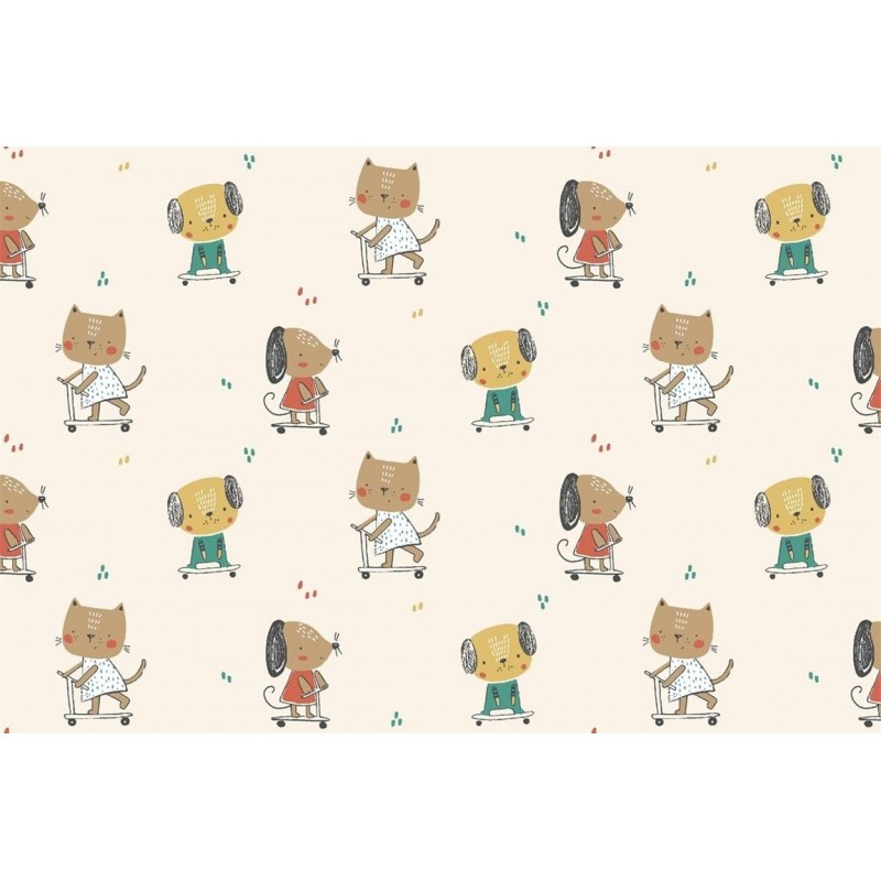 Corona GATOS en patinete