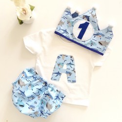 Pack cumpleaños TIBURONES