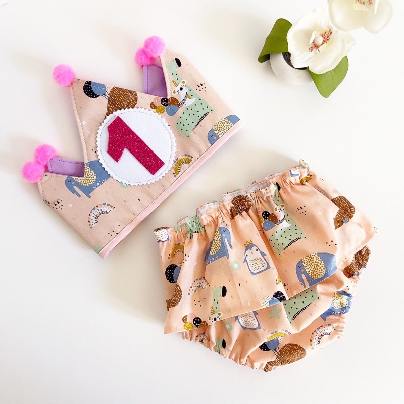 Pack cumpleaños SWEET ANIMALS pink