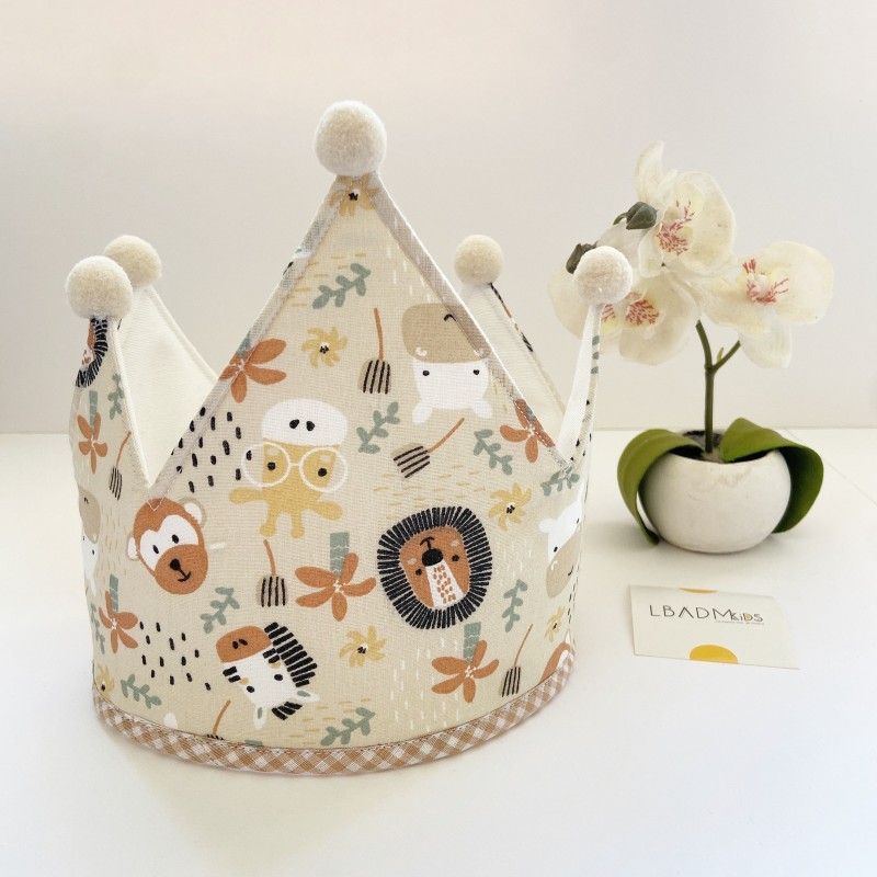 Pack cumpleaños ANIMALES beige