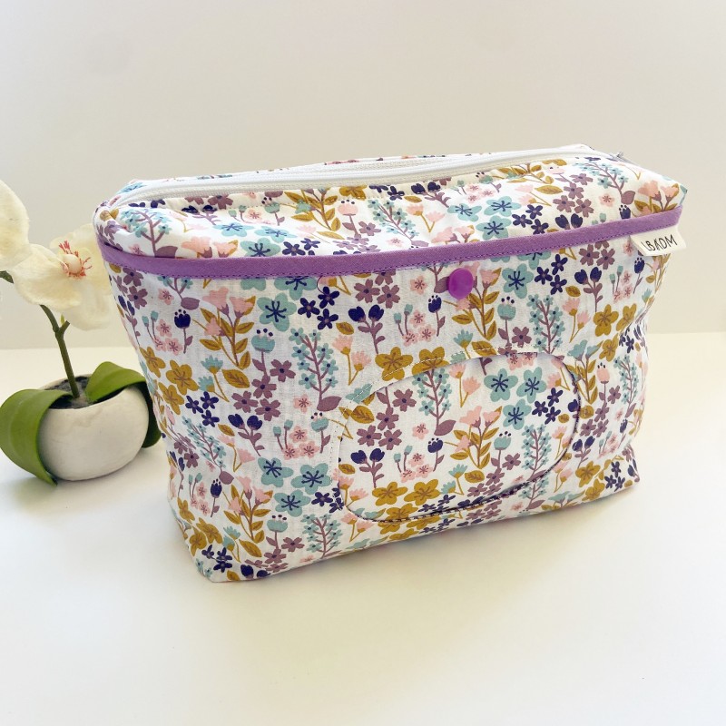 Pañalera y Portatoallitas LILAS