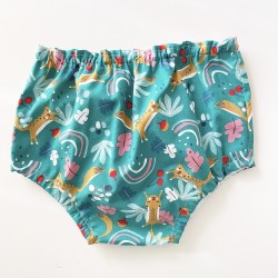 Cubrepañal Tigre y arco iris