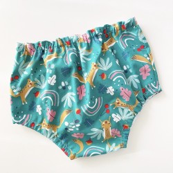 Cubrepañal Tigre y arco iris