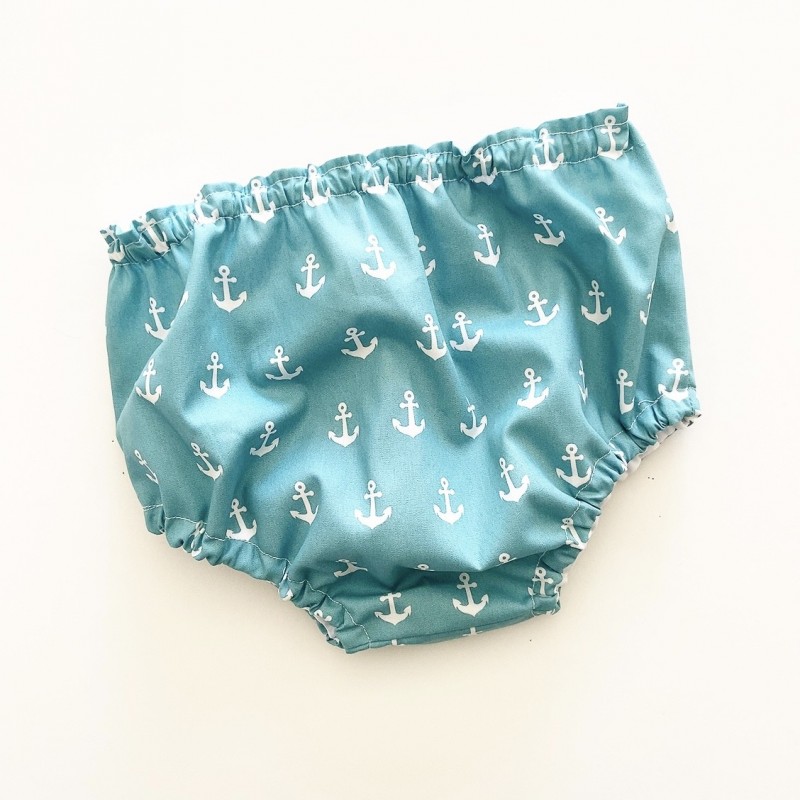 Cubrepañal ANCLAS grande mint