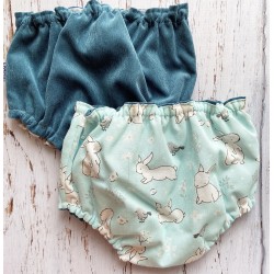 Cubrepañal reversible