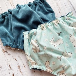 Cubrepañal reversible