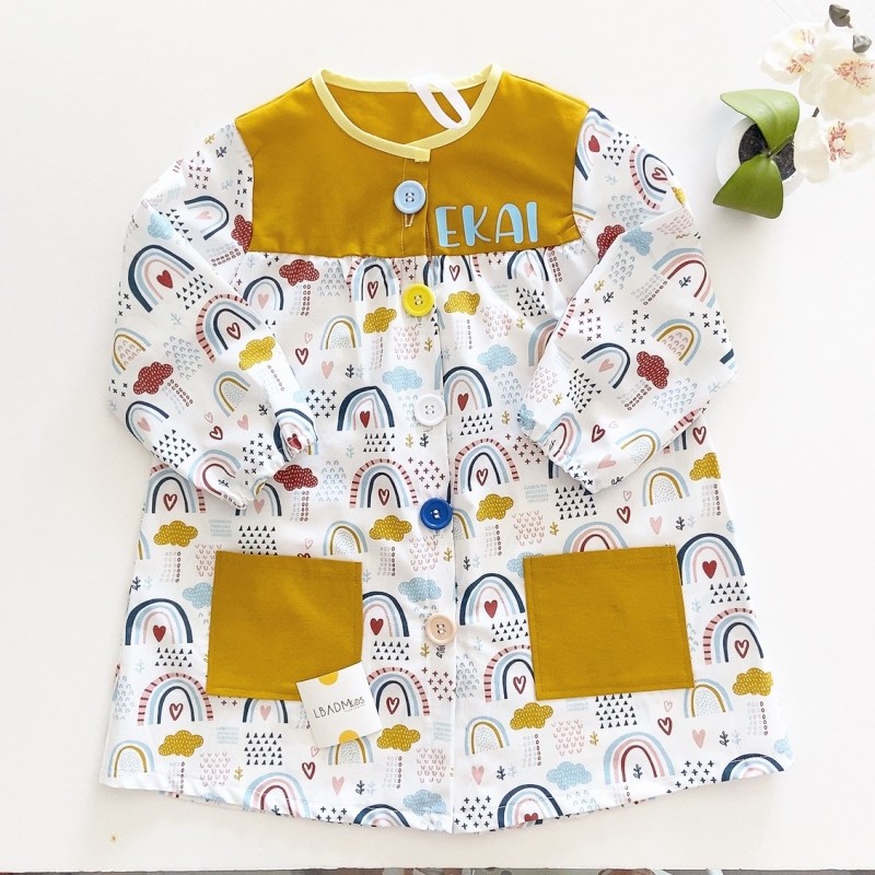 Personaliza Bata infantil con botones