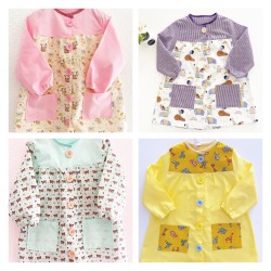 Personaliza Bata infantil con botones